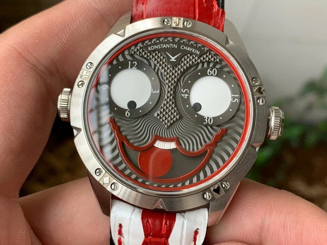 Konstantin Chaykin Joker Grey Dial 24collector leather strap Konstantin Chaykin Joker Grey Dial 24collector leather strap