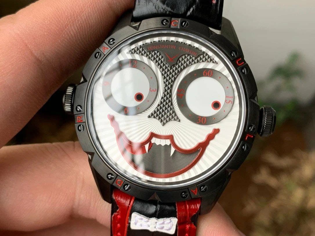Konstantin Chaykin Joker Grey Dial 24collector leather strap Konstantin Chaykin Joker Grey Dial 24collector leather strap