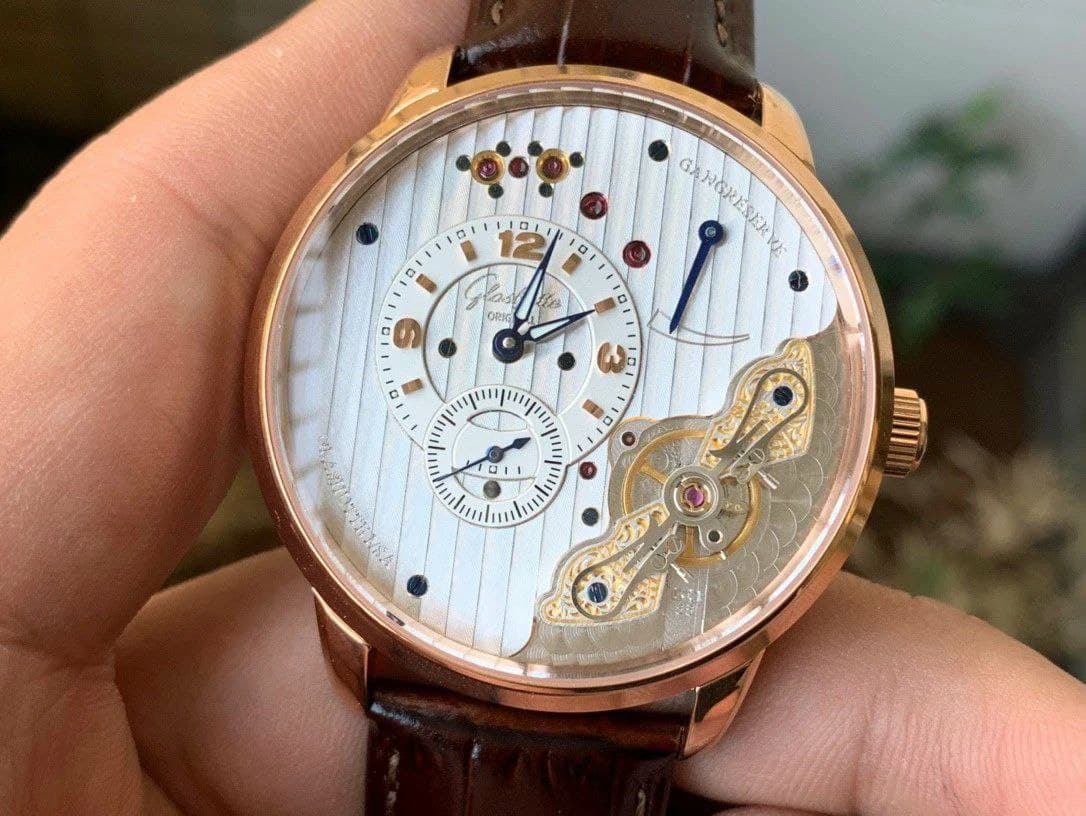 PanoInverse 42mm RG TZF Best Edition Silver/White Dial on Brown Leather Strap A23J PanoInverse 42mm RG TZF Best Edition Silver/White Dial on Brown Leather Strap A23J