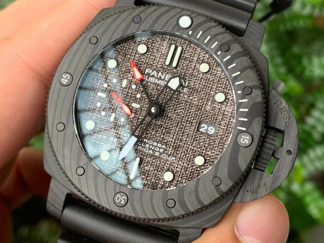 PAM1039 V Carbotech VSF 1:1 Best Edition Grey Sail Dial on Black Rubber Strap P.9010 Clone PAM1039 V Carbotech VSF 1:1 Best Edition Grey Sail Dial on Black Rubber Strap P.9010 Clone