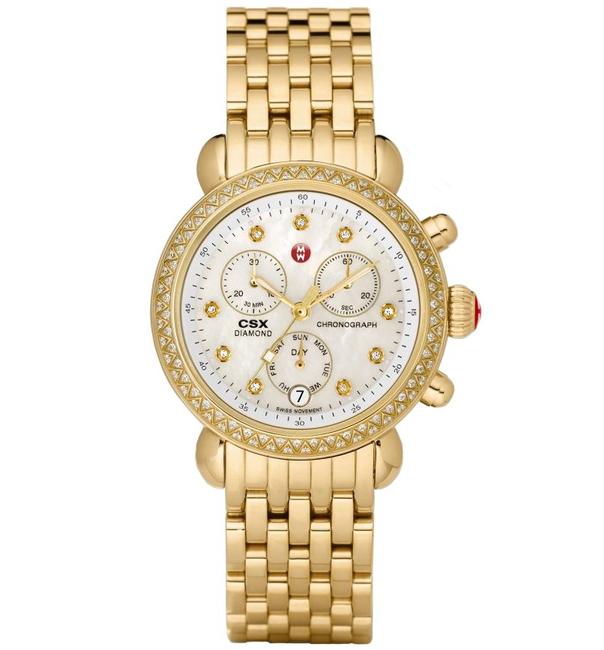 Michele Gold Csx Signature Mother Of Pearl Diamond Mww03m000141 Watch Michele Gold Csx Signature Mother Of Pearl Diamond Mww03m000141 Watch