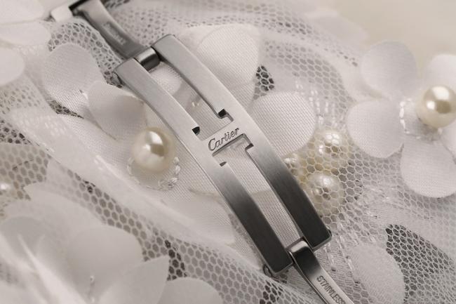 Cartier Ladies Tank W51008q3 with Natural Diamonds Stainless Steel Watch Cartier Ladies Tank W51008q3 with Natural Diamonds Stainless Steel Watch