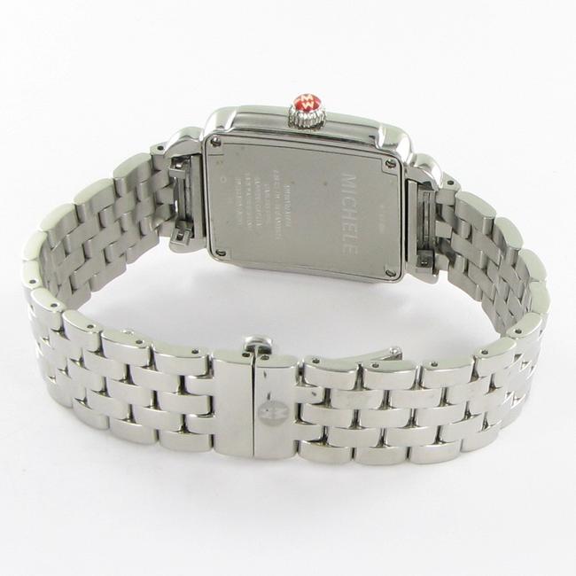 Michele Silver Deco 16 Mww06v000002 Diamond Mother Of Pearl Dial Watch Michele Silver Deco 16 Mww06v000002 Diamond Mother Of Pearl Dial Watch