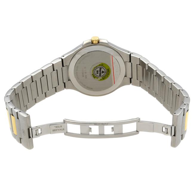Movado Black Museum Two Tone Steel Dial Quartz Mens 0606181 Watch Movado Black Museum Two Tone Steel Dial Quartz Mens 0606181 Watch