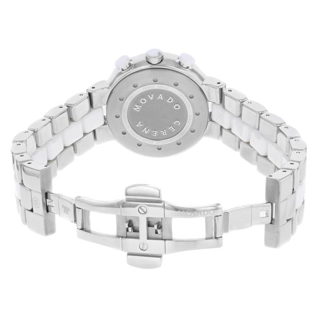 Movado White Ceramic Stainless Steel Cerena Quartz Ladies 606758 Watch Movado White Ceramic Stainless Steel Cerena Quartz Ladies 606758 Watch