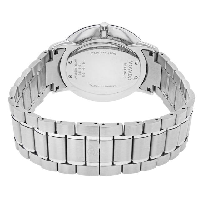 Movado Stainless Steel Thin Classic 40mm Black Dial Quartz Mens 0606687 Watch Movado Stainless Steel Thin Classic 40mm Black Dial Quartz Mens 0606687 Watch