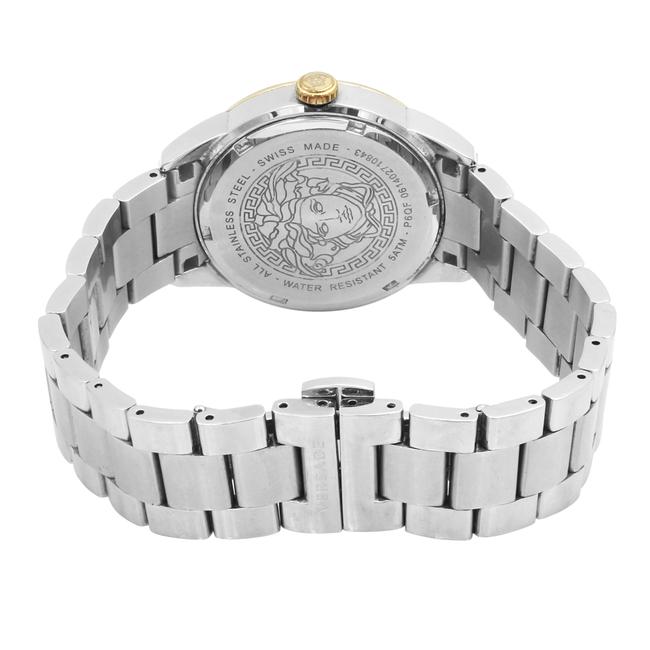 Versace Steel V Sport Mop Dial Plated Bezel Quartz Ladies P6q89fd002 S099 Watch Versace Steel V Sport Mop Dial Plated Bezel Quartz Ladies P6q89fd002 S099 Watch