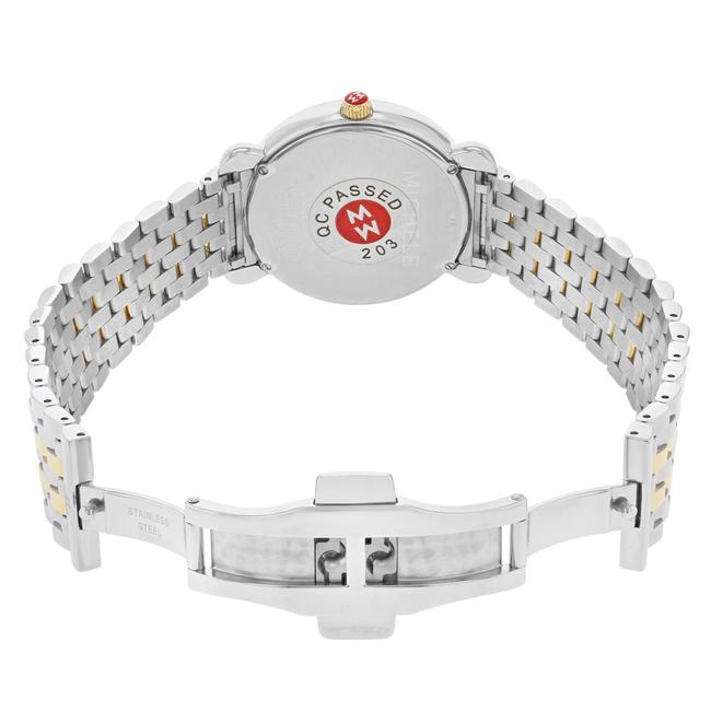 Michele Two-tone Gracile Mother Of Pearl Diamond Quartz Ladies Watch Michele Two-tone Gracile Mother Of Pearl Diamond Quartz Ladies Watch