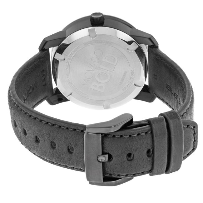 Movado Black Bold Blue Accents Steel Plastic Quartz Unisex 3600479 Watch Movado Black Bold Blue Accents Steel Plastic Quartz Unisex 3600479 Watch