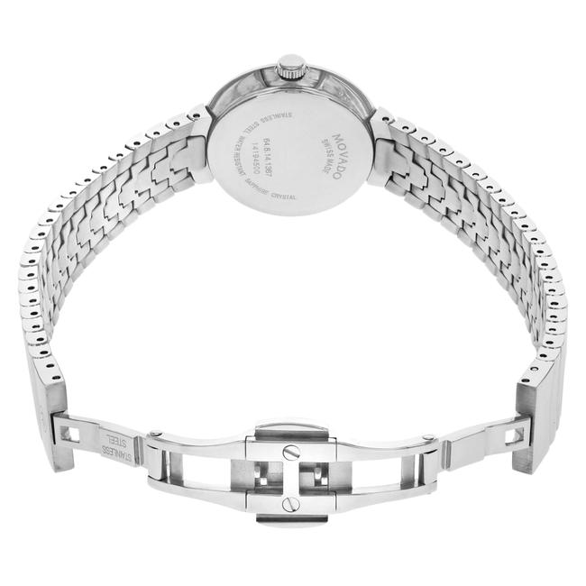 Movado White Myla Mop Diamond Dial Steel Quartz Ladies 0607044 Watch Movado White Myla Mop Diamond Dial Steel Quartz Ladies 0607044 Watch