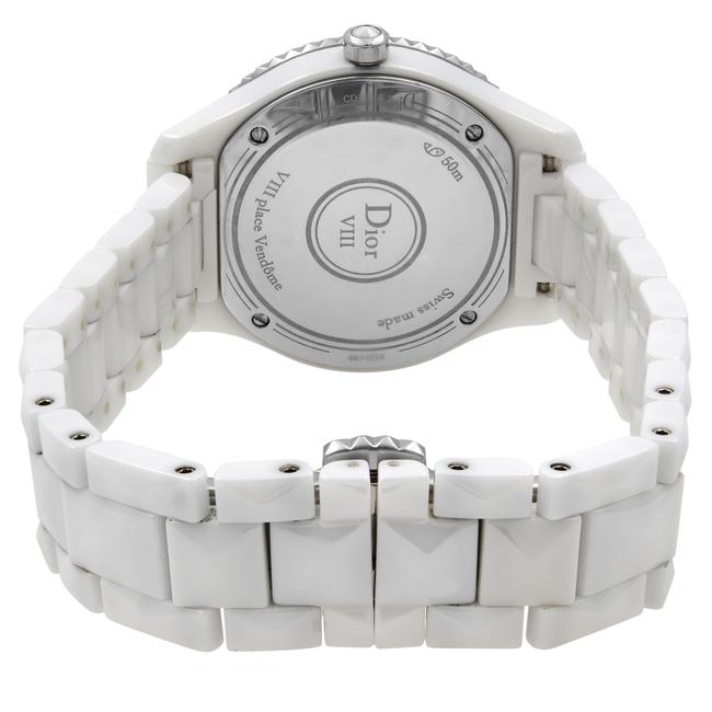 Dior Silvery Opaline Viii White Ceramic Dial Quartz Ladies Watch Dior Silvery Opaline Viii White Ceramic Dial Quartz Ladies Watch