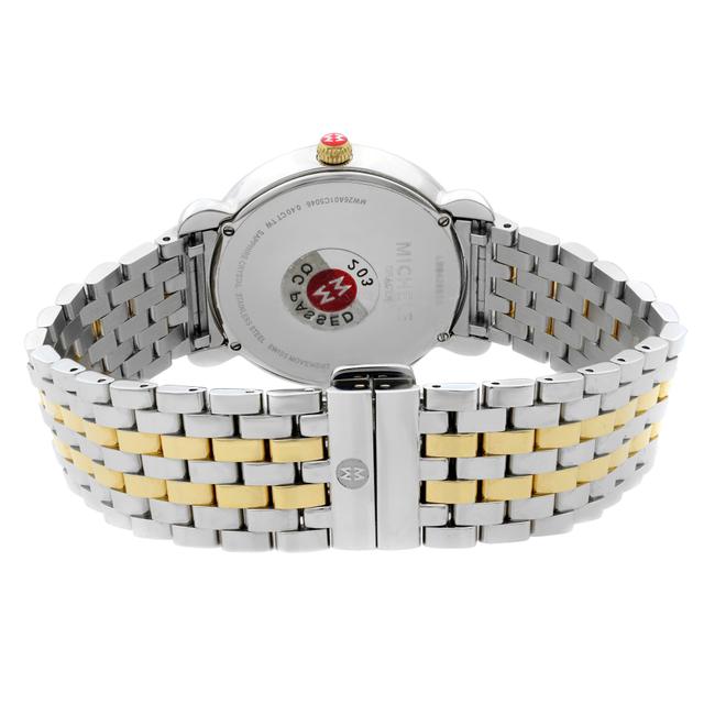 Michele Two Tone Steel Gracile Mop Dial Quartz Ladies Mww26a0000 Watch Michele Two Tone Steel Gracile Mop Dial Quartz Ladies Mww26a0000 Watch