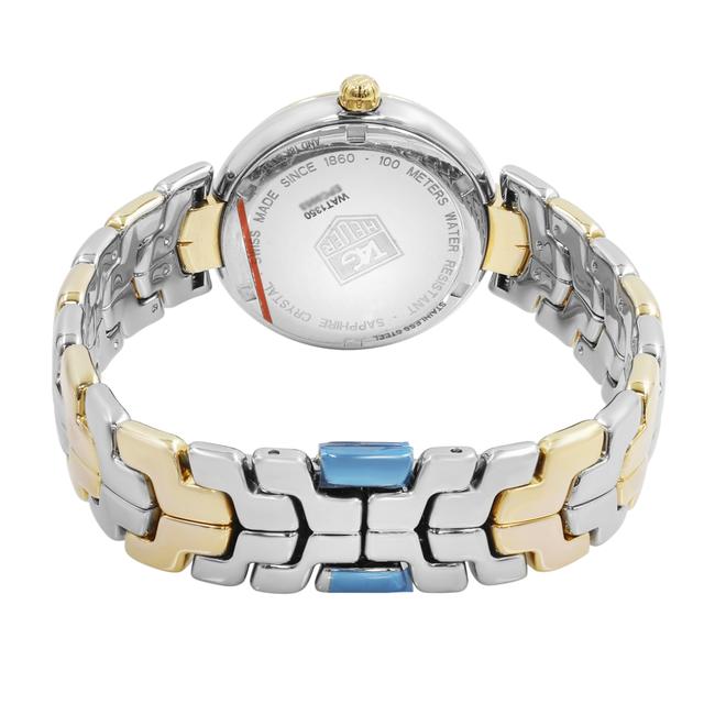 TAG Heuer Silver Link Steel 18k Gold Diamond Quartz Wat1350.bb0957 Watch TAG Heuer Silver Link Steel 18k Gold Diamond Quartz Wat1350.bb0957 Watch