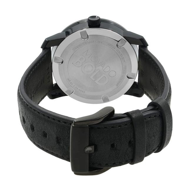 Movado Black Bold Satin Dial Purple Accents Plastic Steel Unisex 3600479 Watch Movado Black Bold Satin Dial Purple Accents Plastic Steel Unisex 3600479 Watch