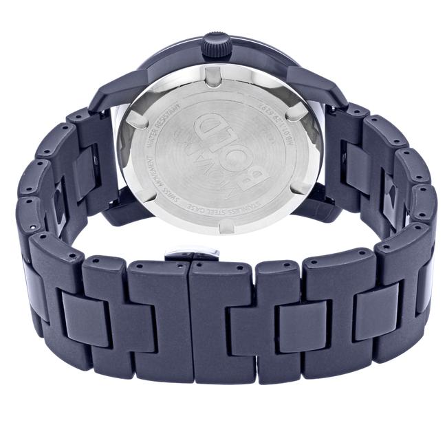 Movado Navy Blue Bold Dial Steel Plastic Quartz Mens 3600444 Watch Movado Navy Blue Bold Dial Steel Plastic Quartz Mens 3600444 Watch