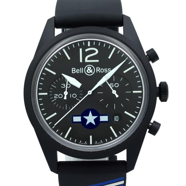 Bell & Ross Black Insignia Us Steel Dial Mens Watch Bell & Ross Black Insignia Us Steel Dial Mens Watch