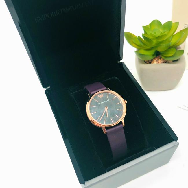 Emporio Armani Marble Grey/ Multi Womens Three-hand Leather Ar11172 Watch Emporio Armani Marble Grey/ Multi Womens Three-hand Leather Ar11172 Watch