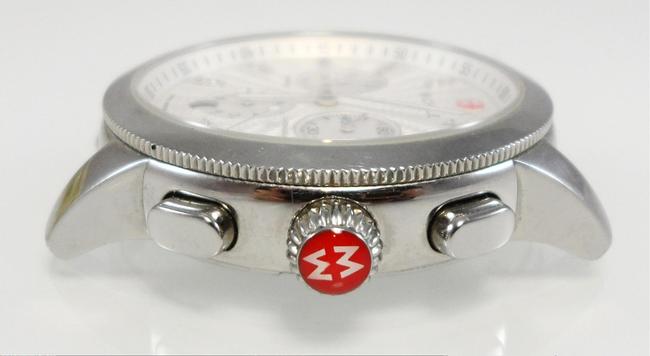 Michele Silver Uptown Chronograph White Dial 28 Diamonds Case Mw25a00a09 Watch Michele Silver Uptown Chronograph White Dial 28 Diamonds Case Mw25a00a09 Watch