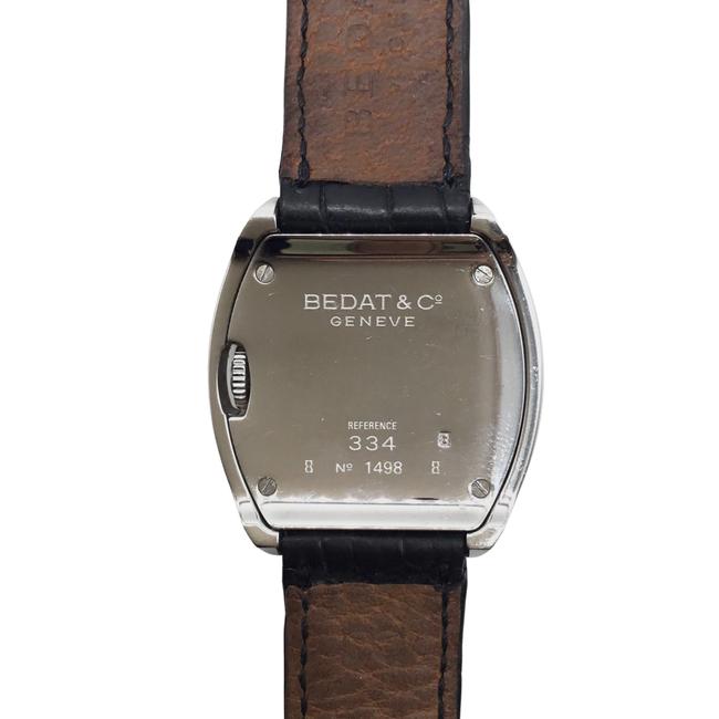 Bedat & Co Black Alligator and Diamond Watch Bedat & Co Black Alligator and Diamond Watch
