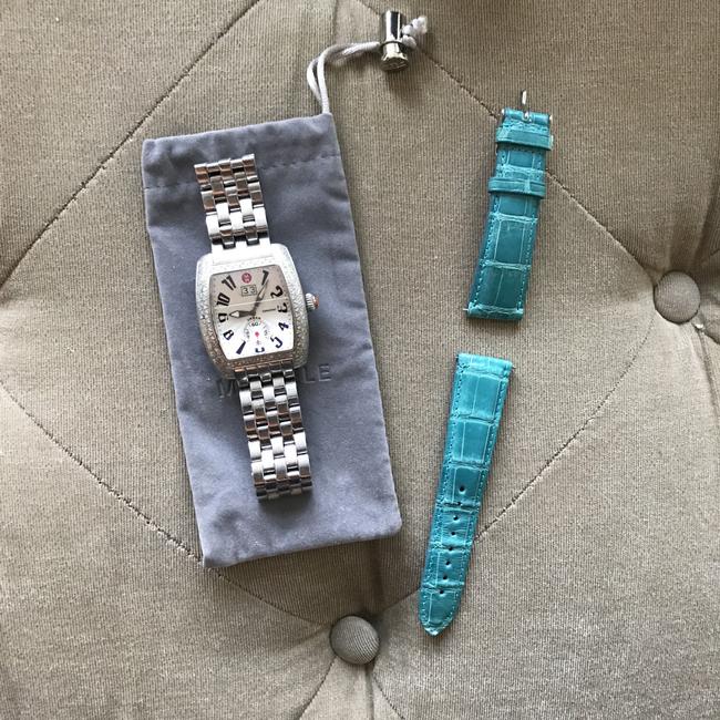 Michele Silver/ Stainless Steal Urban Diamond Watch Michele Silver/ Stainless Steal Urban Diamond Watch