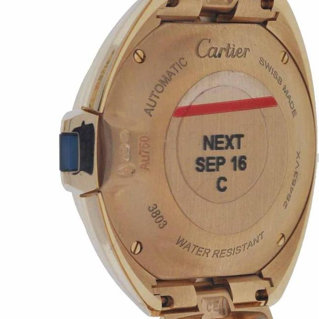 Cartier Rose Gold Cle De 31mm 18k with Diamonds Ladies Watch Cartier Rose Gold Cle De 31mm 18k with Diamonds Ladies Watch