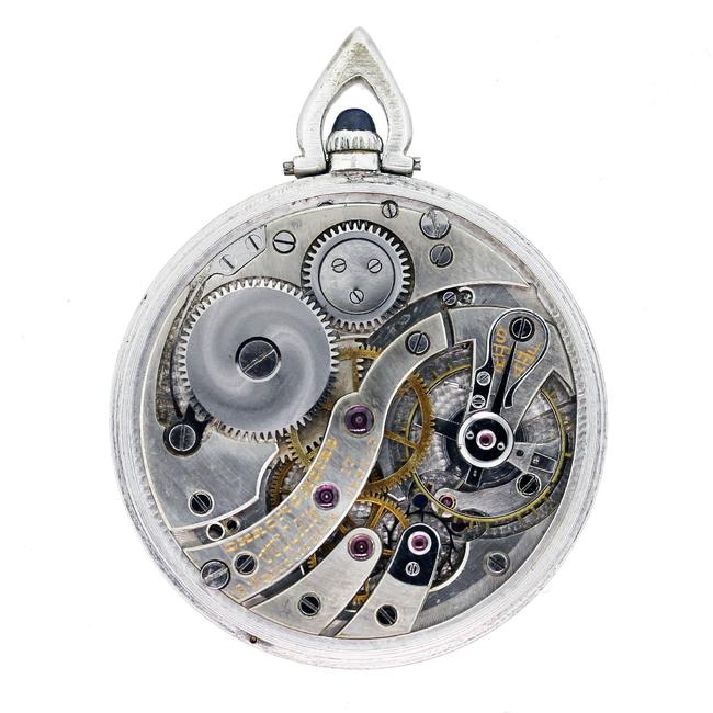 Cartier White Blue Pocket 18k Gold Lapis Lazuli Dial Watch Cartier White Blue Pocket 18k Gold Lapis Lazuli Dial Watch