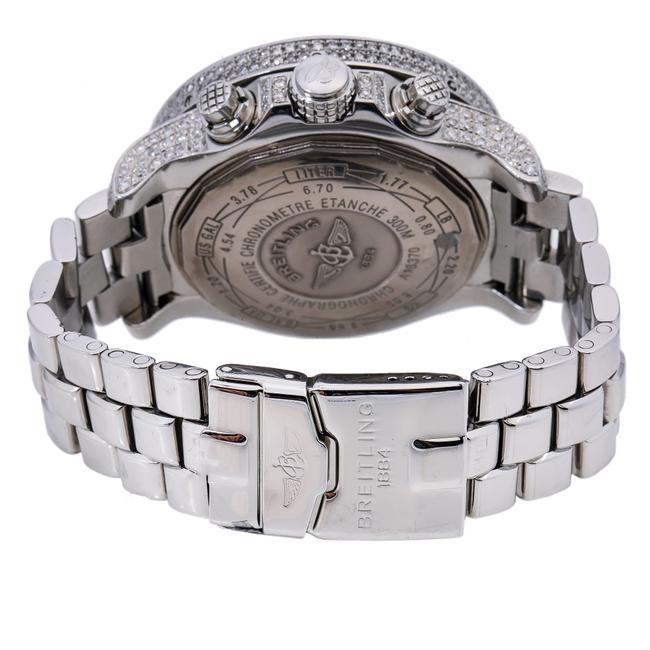 Breitling Mother Of Pearl Chronomat Evolution A11370 42mm Mop Dial with 15 Carat Diamo Watch Breitling Mother Of Pearl Chronomat Evolution A11370 42mm Mop Dial with 15 Carat Diamo Watch