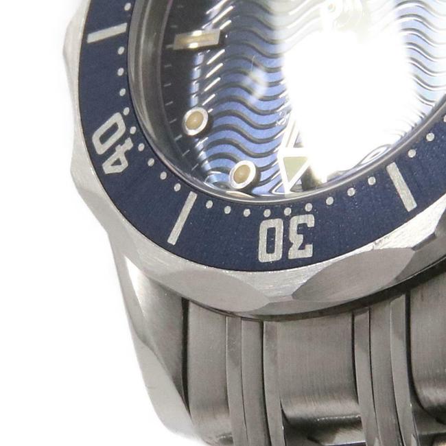 Omega Blue Stainless Steel Seamaster Professional 300m 2583.80 Womens Wristwatch 28 Mm Watch Omega Blue Stainless Steel Seamaster Professional 300m 2583.80 Womens Wristwatch 28 Mm Watch