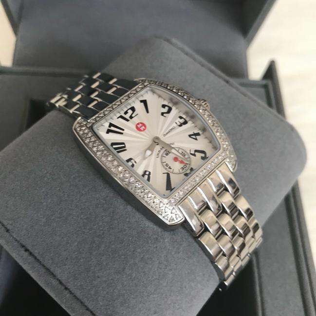 Michele Silver Nwot Urban Mini Diamond Mw02a01a2001 Watch Michele Silver Nwot Urban Mini Diamond Mw02a01a2001 Watch