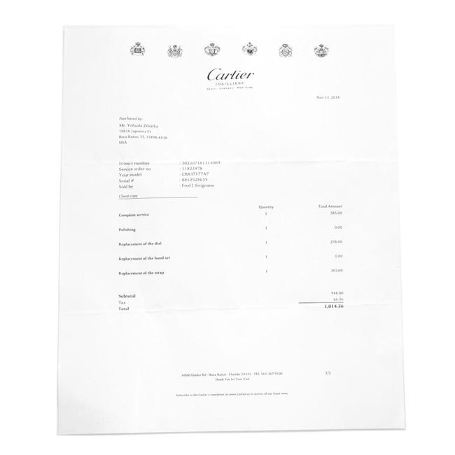 Cartier W Paris Solo Tank 18k Yellow Gold Deployment Leather Band W/Paper Watch Cartier W Paris Solo Tank 18k Yellow Gold Deployment Leather Band W/Paper Watch