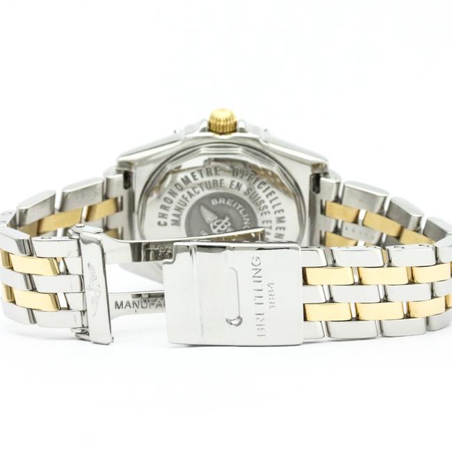 Breitling Wings Quartz Stainless Steel Yellow Gold (18k) Womens Sports D67350 Watch Breitling Wings Quartz Stainless Steel Yellow Gold (18k) Womens Sports D67350 Watch