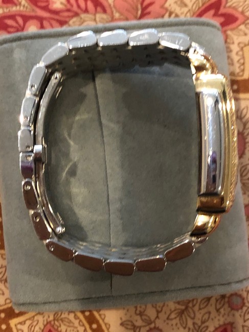 Michele Gold/Silver Deco Mid Two Tone Diamond Bracelet Watch Michele Gold/Silver Deco Mid Two Tone Diamond Bracelet Watch