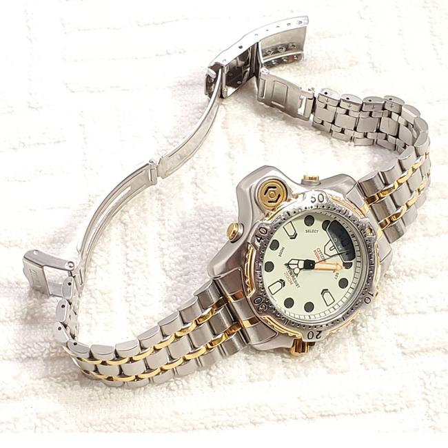 Citizen Silver Gold Vintage Promaster Aqualand Analog Digital Quartz Mens Watch Citizen Silver Gold Vintage Promaster Aqualand Analog Digital Quartz Mens Watch