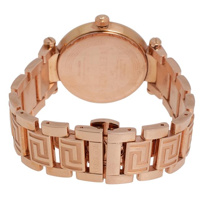 Versace Black Rose Gold Plated Stainless Steel Diamond Reve 68q Womens Wristwatch 35 Mm Watch Versace Black Rose Gold Plated Stainless Steel Diamond Reve 68q Womens Wristwatch 35 Mm Watch
