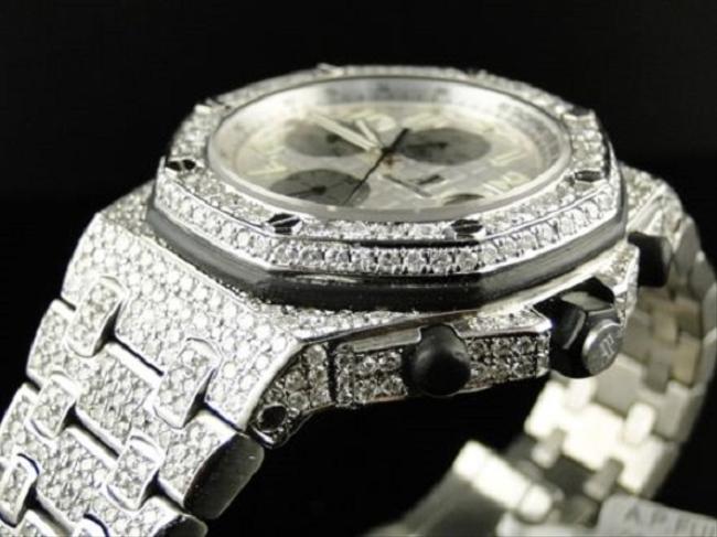 Audemars Piguet Stainless Steel Royal Oak Offshore Diamond 23 Ct Watch Audemars Piguet Stainless Steel Royal Oak Offshore Diamond 23 Ct Watch