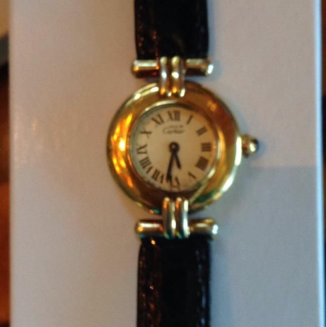 Cartier Gold Must Colisee 18k Over Sterling Silver Price Drop This Week Only. Watch Cartier Gold Must Colisee 18k Over Sterling Silver Price Drop This Week Only. Watch