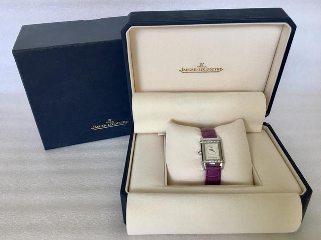 Jaeger-LeCoultre Stainless Steel Diamonds Reverso Classic Small Duetto Watch Jaeger-LeCoultre Stainless Steel Diamonds Reverso Classic Small Duetto Watch