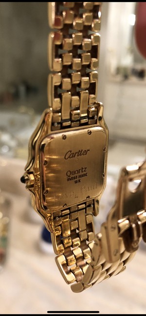 Cartier Gold Panth¨¨re De Medium Model Case In 18k Yellow Watch Cartier Gold Panth¨¨re De Medium Model Case In 18k Yellow Watch