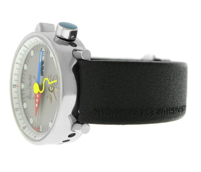 Alain Silberstein Silver Le Reveil Gmt Mens Limited Ed. Steel 37mm Watch Alain Silberstein Silver Le Reveil Gmt Mens Limited Ed. Steel 37mm Watch