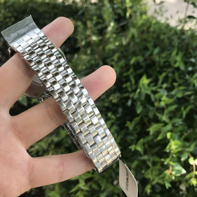 Emporio Armani Silver Mens Retro Stainless Dress Ar2484 Watch Emporio Armani Silver Mens Retro Stainless Dress Ar2484 Watch