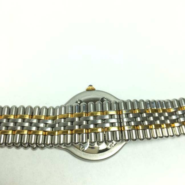 Cartier Silver/Gold Must 21 Plated Stainless Steel Quartz Mens Watch Cartier Silver/Gold Must 21 Plated Stainless Steel Quartz Mens Watch