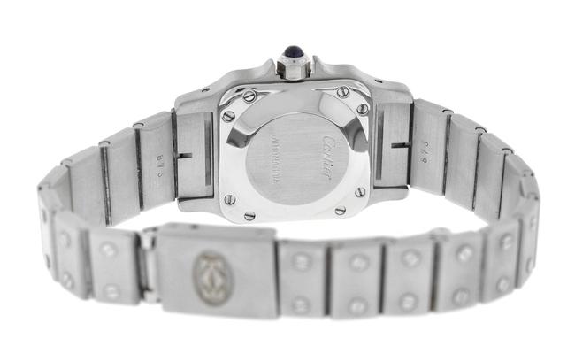 Cartier Silver Ladies Santos Galbee 24mm Steel Watch Cartier Silver Ladies Santos Galbee 24mm Steel Watch