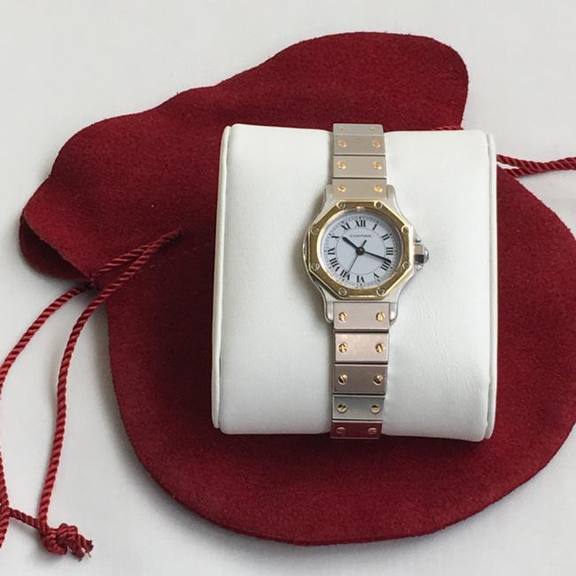 Cartier 18kt Gold/Stainless Steel Santos De Watch Cartier 18kt Gold/Stainless Steel Santos De Watch