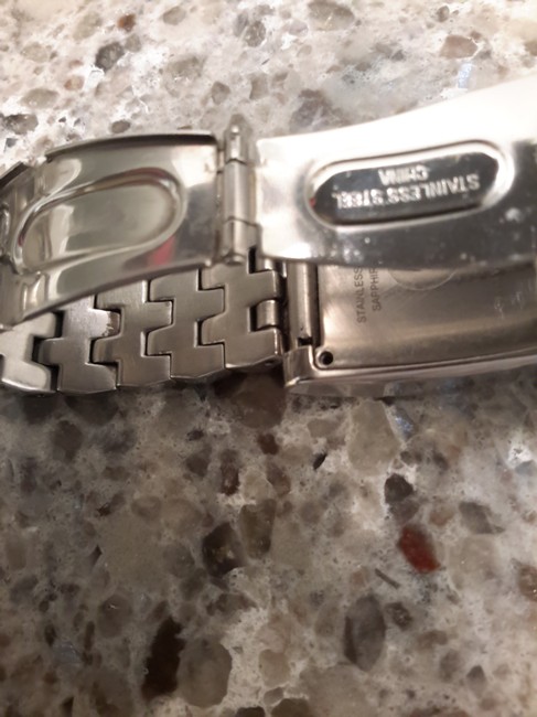 Michele White Stainless Steel Mini Mm Watch Michele White Stainless Steel Mini Mm Watch
