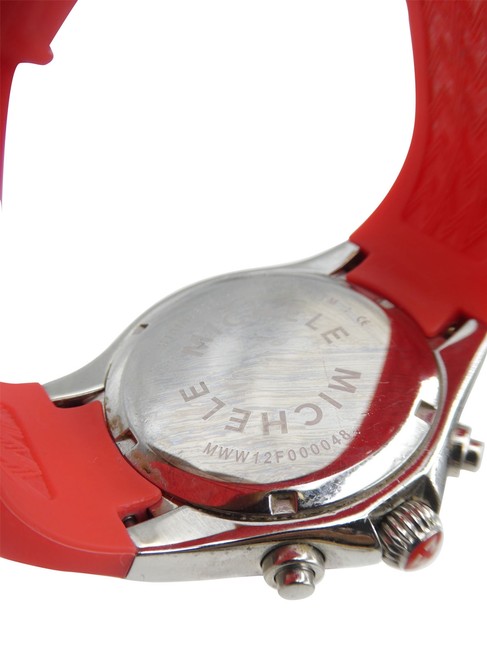 Michele Coral Jelly Mww12f000048 Tahitian Bean Silver 40mm Chronograph Watch Michele Coral Jelly Mww12f000048 Tahitian Bean Silver 40mm Chronograph Watch