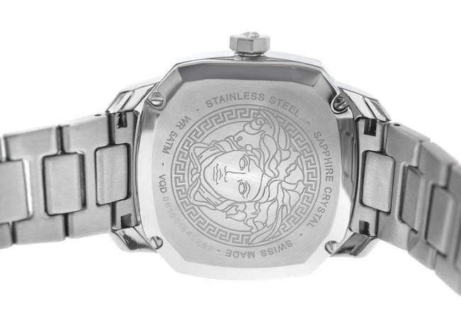 Versace Silver New Dylos Vqd04 0015 Stainless Steel 35mm Quartz Watch Versace Silver New Dylos Vqd04 0015 Stainless Steel 35mm Quartz Watch