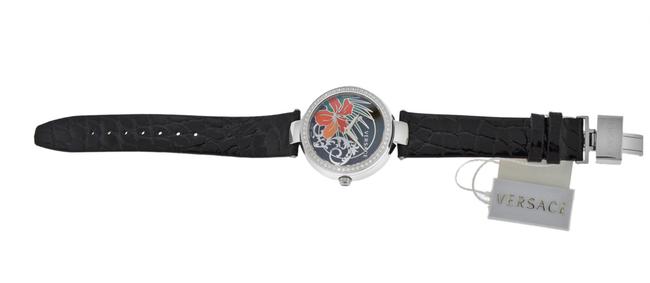 Versace Silver New Mystique Hibiscus I9q91d9hi S009 Diamond Quartz Watch Versace Silver New Mystique Hibiscus I9q91d9hi S009 Diamond Quartz Watch
