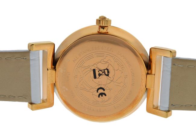 Versace Gold New Vanity P5q80d001 S001 Tone Quartz 35mm Watch Versace Gold New Vanity P5q80d001 S001 Tone Quartz 35mm Watch