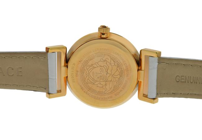 Versace Gold New Vanity P5q82d001 S001 Tone Diamond Quartz Watch Versace Gold New Vanity P5q82d001 S001 Tone Diamond Quartz Watch