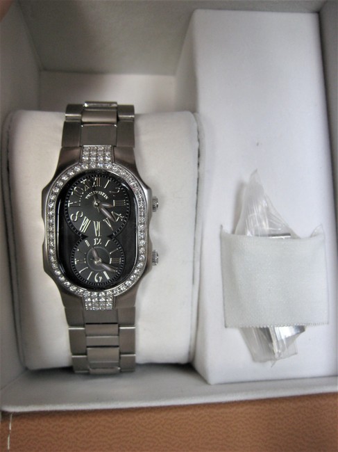 Philip Stein Black Box Dbl Diamond Signature 1.08 Ct~box Pap Watch Philip Stein Black Box Dbl Diamond Signature 1.08 Ct~box Pap Watch